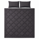 Moonora All-in-One Duvet in Midnight Black with two pillowcases