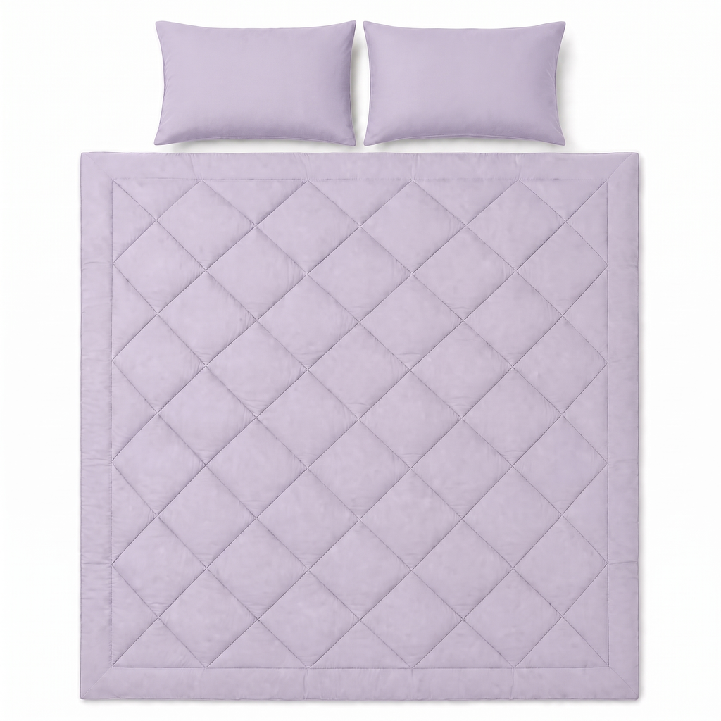 Moonora All-in-One Duvet in Lavender Mist with two pillowcases