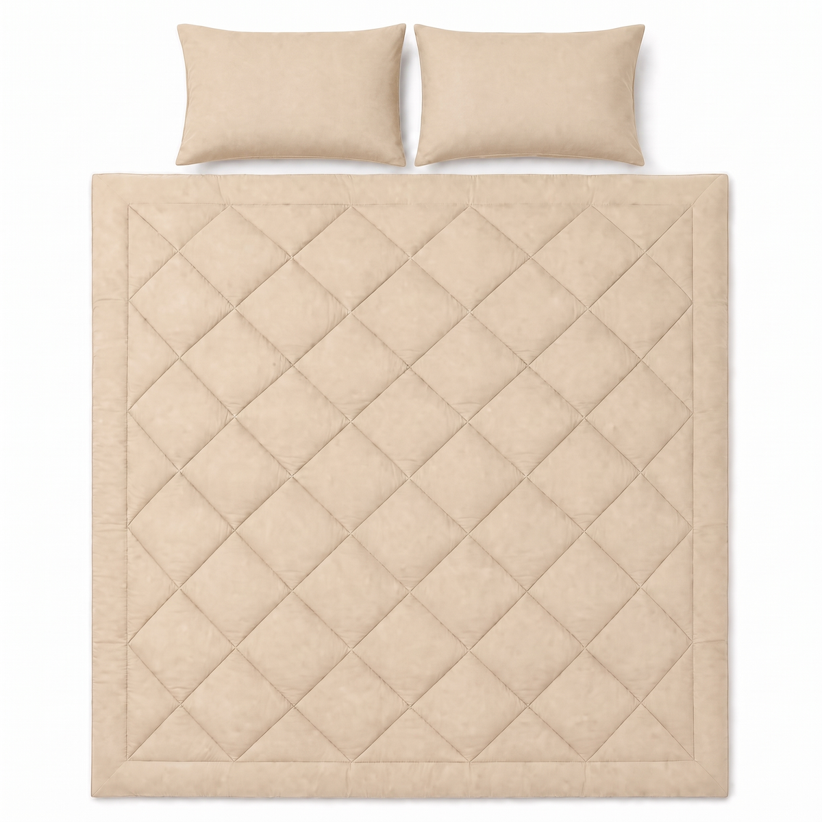Moonora All-in-One Duvet in Cream Beige with two pillowcases