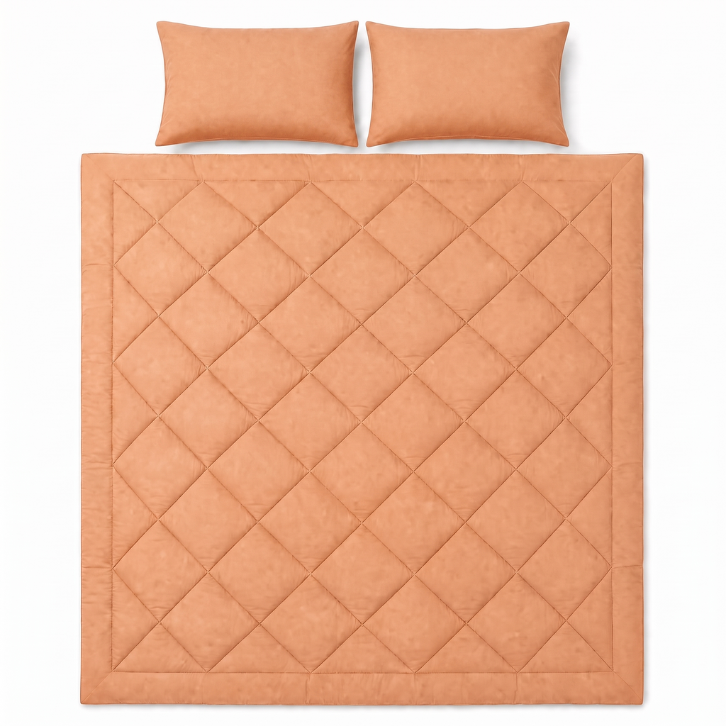 Moonora All-in-One Duvet in Sunset Glow with two pillowcases