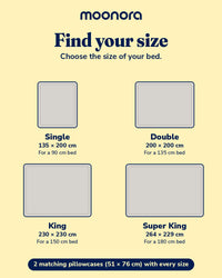 Moonora size guide