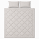 Moonora All-in-One Duvet in Moon Grey with two pillowcases